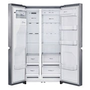 LG Réfrigérateur Américain | 625L | Compresseur Inverter | Total No Frost | Moist Balance Crisper | F, LG GSL480PZXV