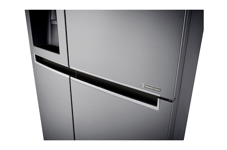 LG Réfrigérateur Américain | 625L | Compresseur linéaire | Total No Frost | Smart Diagnosis | Moist Balance Crisper | F, LG GSL6611PS