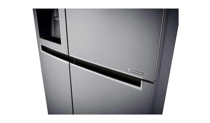 LG Réfrigérateur Américain | 625L | Compresseur linéaire | Total No Frost | Smart Diagnosis | Moist Balance Crisper | F, LG GSL6611PS
