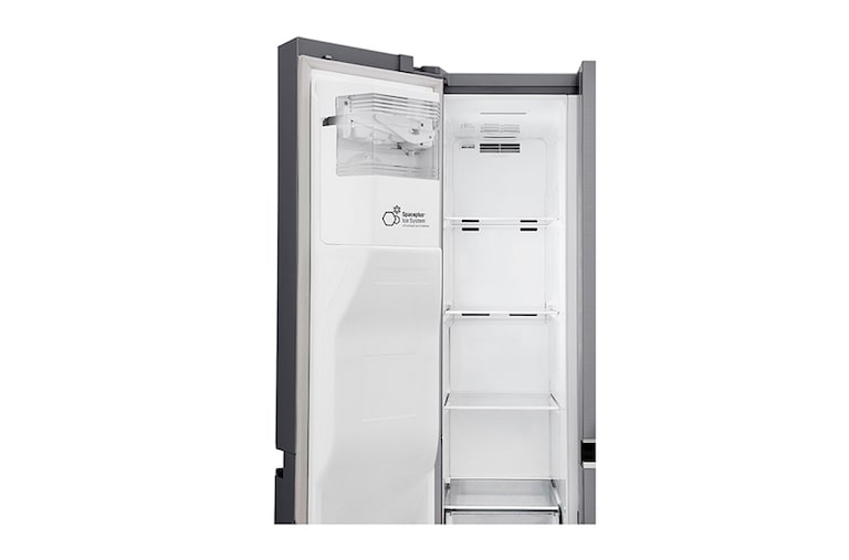 LG Réfrigérateur Américain | 625L | Compresseur linéaire | Total No Frost | Smart Diagnosis | Moist Balance Crisper | F, LG GSL6611PS