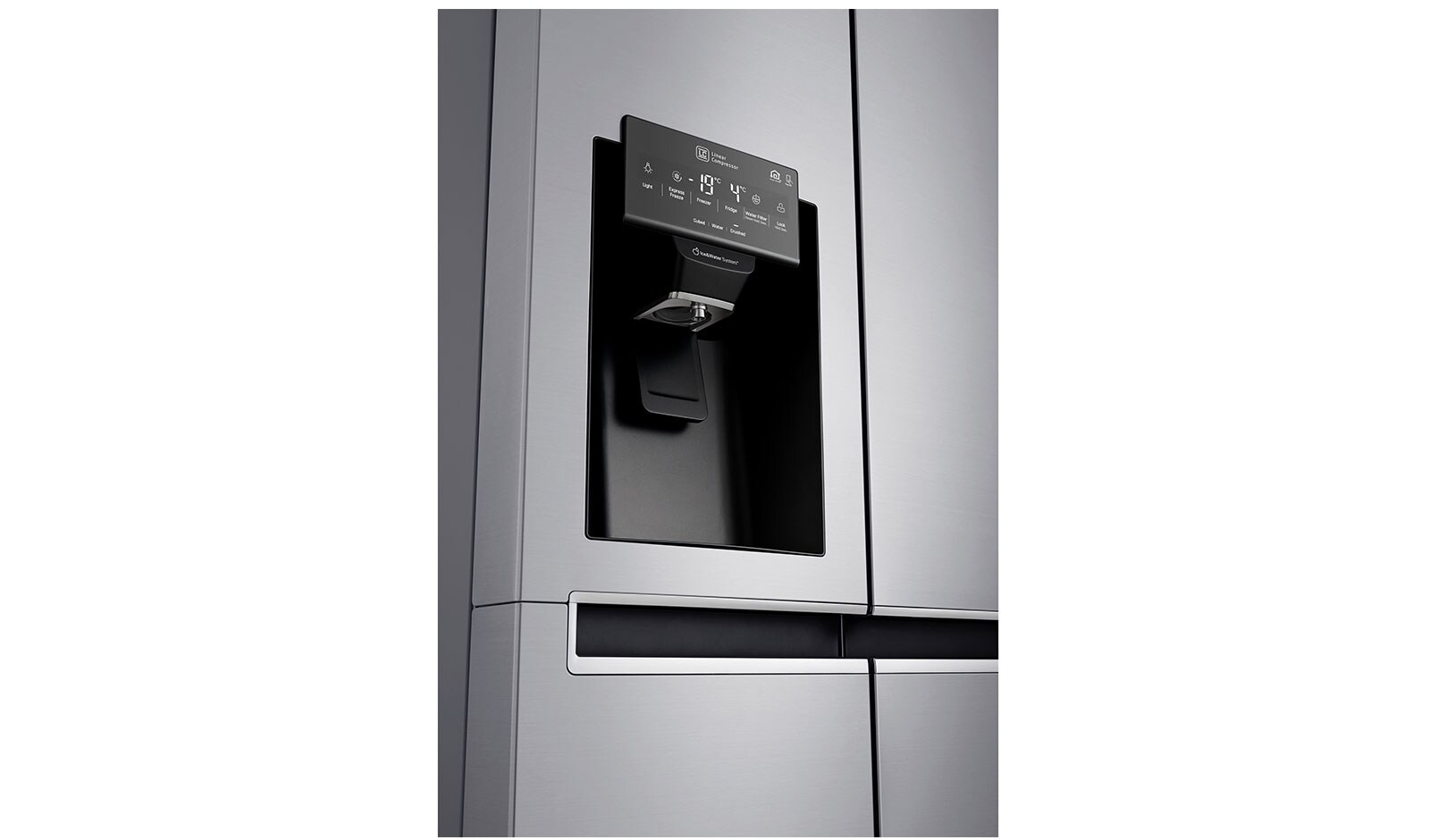 LG Réfrigérateur Américain | 601L | Compresseur Linéaire  | Total No Frost | Smart Diagnosis | A+, LG GSL6621PS
