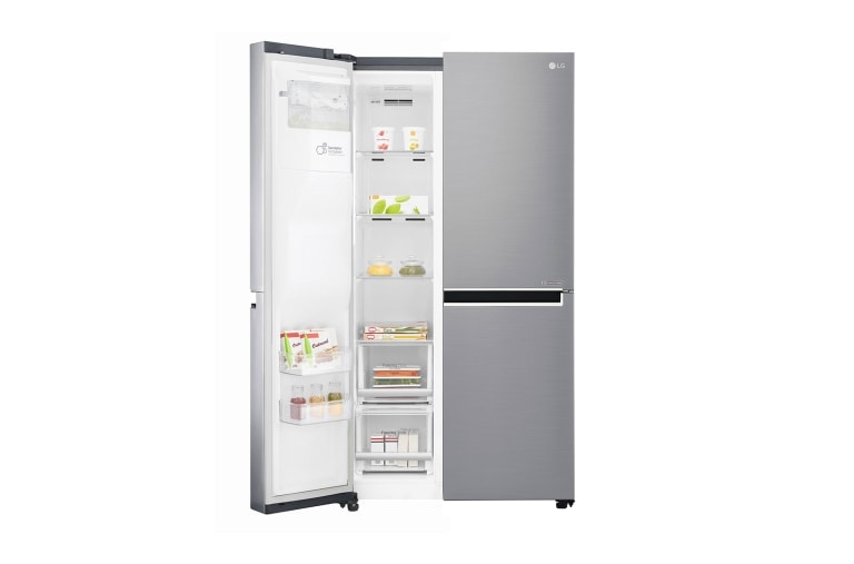 LG Réfrigérateur Américain | 601L | Compresseur Linéaire  | Total No Frost | Smart Diagnosis | A+, LG GSL6621PS