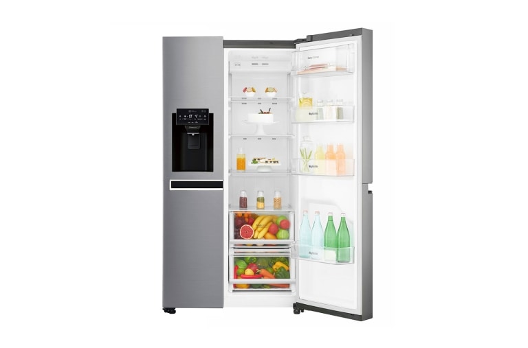 LG Réfrigérateur Américain | 601L | Compresseur Linéaire  | Total No Frost | Smart Diagnosis | A+, LG GSL6621PS