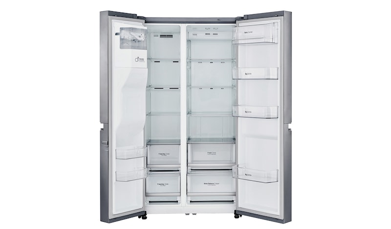 LG Réfrigérateur Américain | 601L | Compresseur Linéaire  | Total No Frost | Smart Diagnosis | A++, LG GSL6626PS