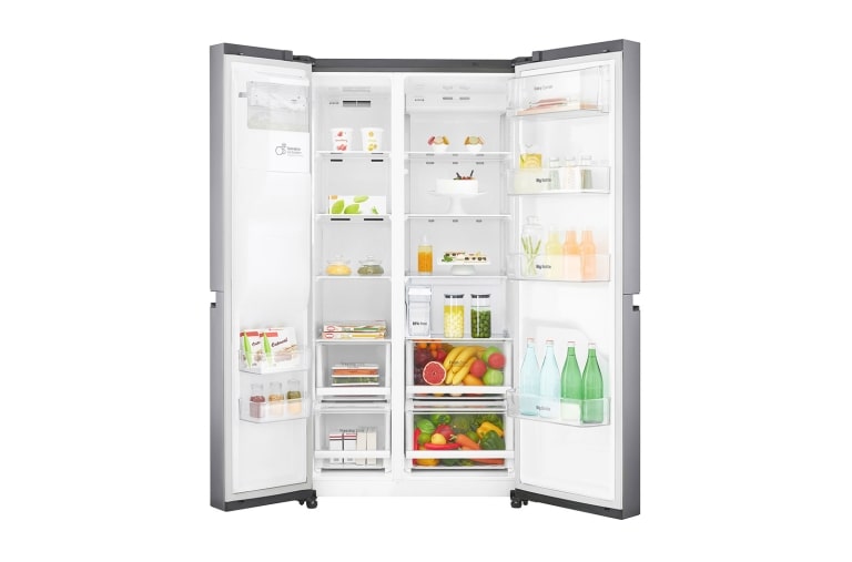LG Réfrigérateur Américain | 625L | Compresseur Linéaire | Eau'tonome | Total No Frost | Smart Diagnosis | F, LG GSL6661PS