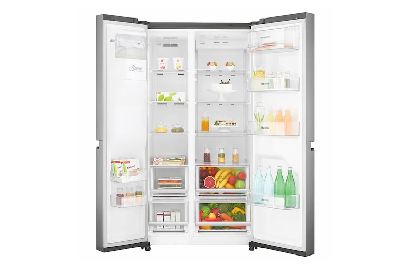 LG Réfrigérateur Américain | 625L | Compresseur Linéaire | Total No Frost | F, LG GSL6681PS
