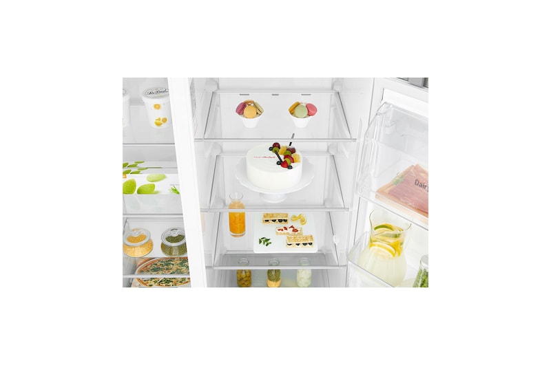 LG Réfrigérateur Américain | 625L | Compresseur Linéaire | Total No Frost | F, LG GSL6681PS