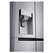 LG Réfrigérateur Américain | 625L | Compresseur Linéaire | Total No Frost | Smart Diagnosis | F | Finition des clayettes Alu, LG GSL6691PS