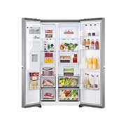 LG GSLV70PZTF| Réfrigérateur américain | 635L | Smart Diagnosis | Compresseur Smart Inverter, LG GSLV70PZTF