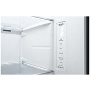 LG Réfrigérateur Américain - Grande capacité 635L | Linear Cooling™ | Door Cooling™ | Silencieux 36 dB  | E, LG GSLV81PZLE