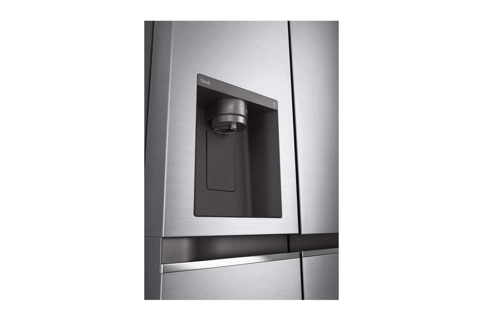 LG Réfrigérateur Américain - Grande capacité 635L | Linear Cooling™ | Door Cooling™ | Silencieux 36 dB  | E, LG GSLV81PZLE