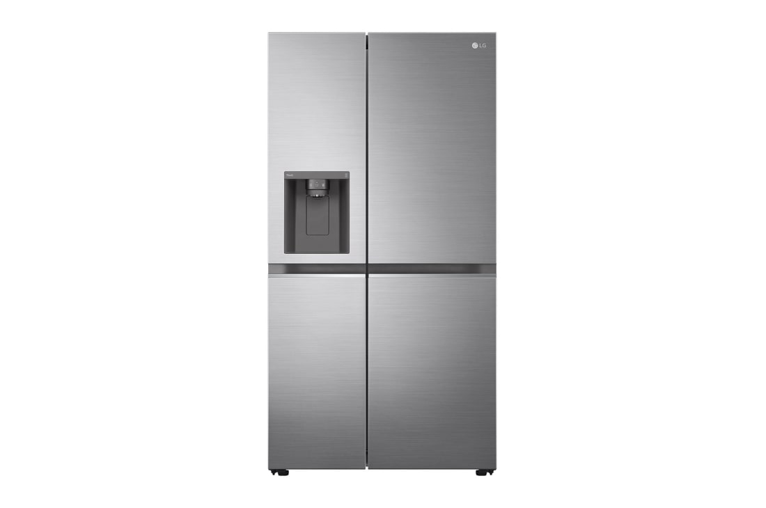 LG Réfrigérateur Américain - Grande capacité 635L | Linear Cooling™ | Door Cooling™ | Silencieux 36 dB  | E, LG GSLV81PZLE