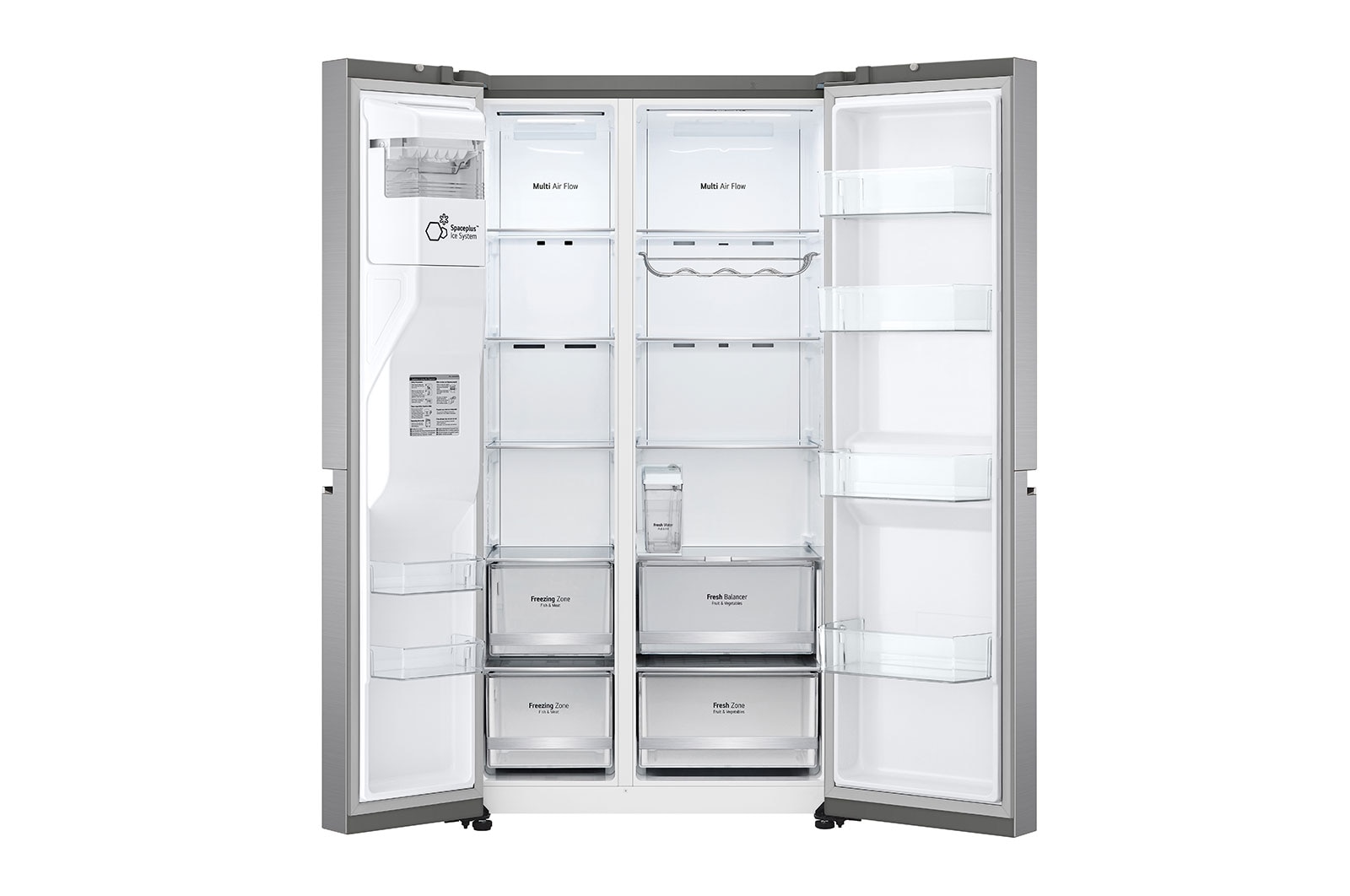 LG Réfrigérateur américain | 635L | Smart Diagnosis | Compresseur Smart Inverter, LG GSLV81PZLF