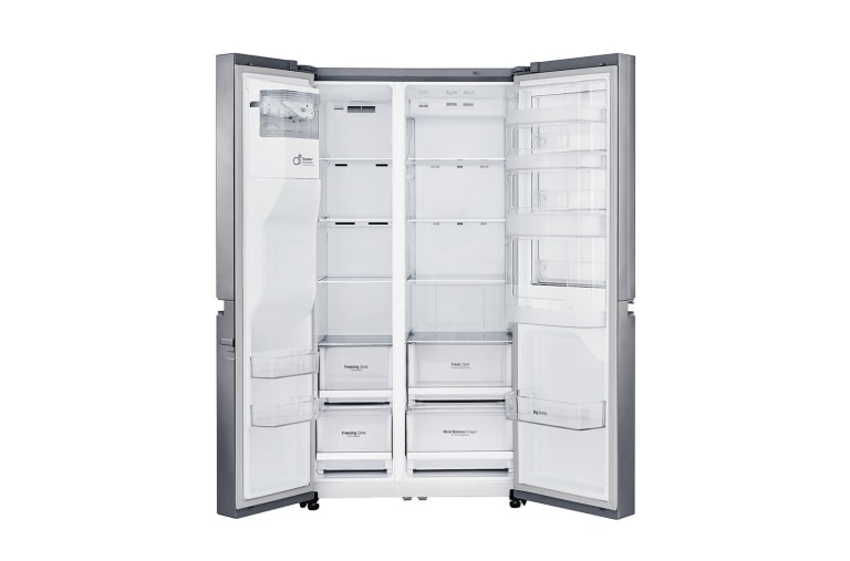 LG Réfrigérateur Américain | 625L | Door-in-Door ® | Compresseur linéaire | Total No Frost | Moist Balance Crisper | F, LG GSS6611PS