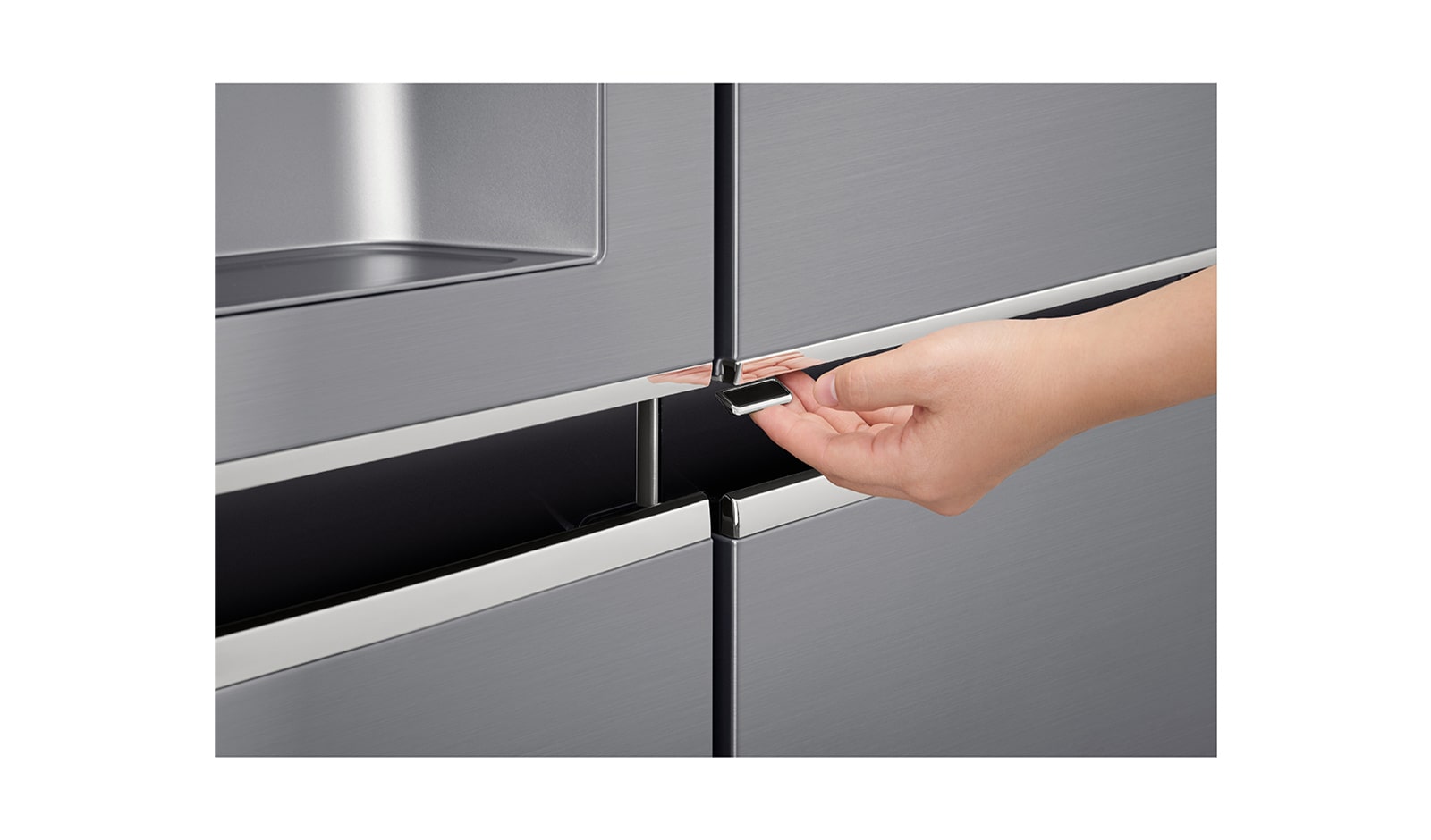 LG Réfrigérateur Américain | 601L | Door-in-Door ® | Compresseur linéaire | Total No Frost | Moist Balance Crisper | Pure N Fresh | A+, LG GSS6671PS