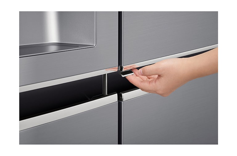 LG Réfrigérateur Américain | 601L | Door-in-Door ® | Compresseur linéaire | Total No Frost | Moist Balance Crisper | Pure N Fresh | A++, LG GSS6676PS