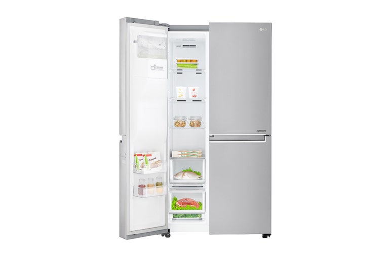 LG Réfrigérateur Américain | Door-in-Door ® | Compresseur linéaire | 625L | Total No Frost | Magic Crisper | Pure N Fresh | F, LG GSS6676SC