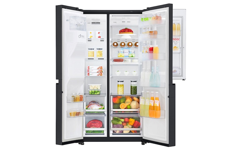 LG Réfrigérateur Américain  | Door-in-Door | 601L | Compresseur Linéaire | Door Cooling |  F, LG GSS6871MC