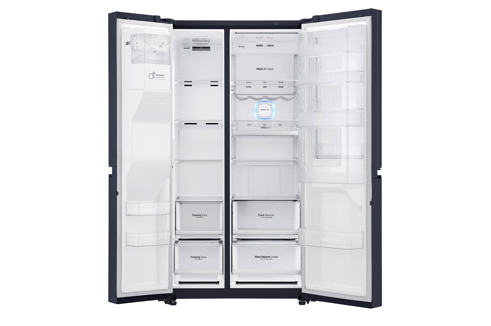 LG Réfrigérateur Américain  | Door-in-Door | 601L | Compresseur Linéaire | Door Cooling |  F, LG GSS6871MC