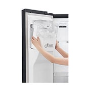 LG Réfrigérateur Américain  | Door-in-Door | 601L | Compresseur Linéaire | Door Cooling |  F, LG GSS6871MC