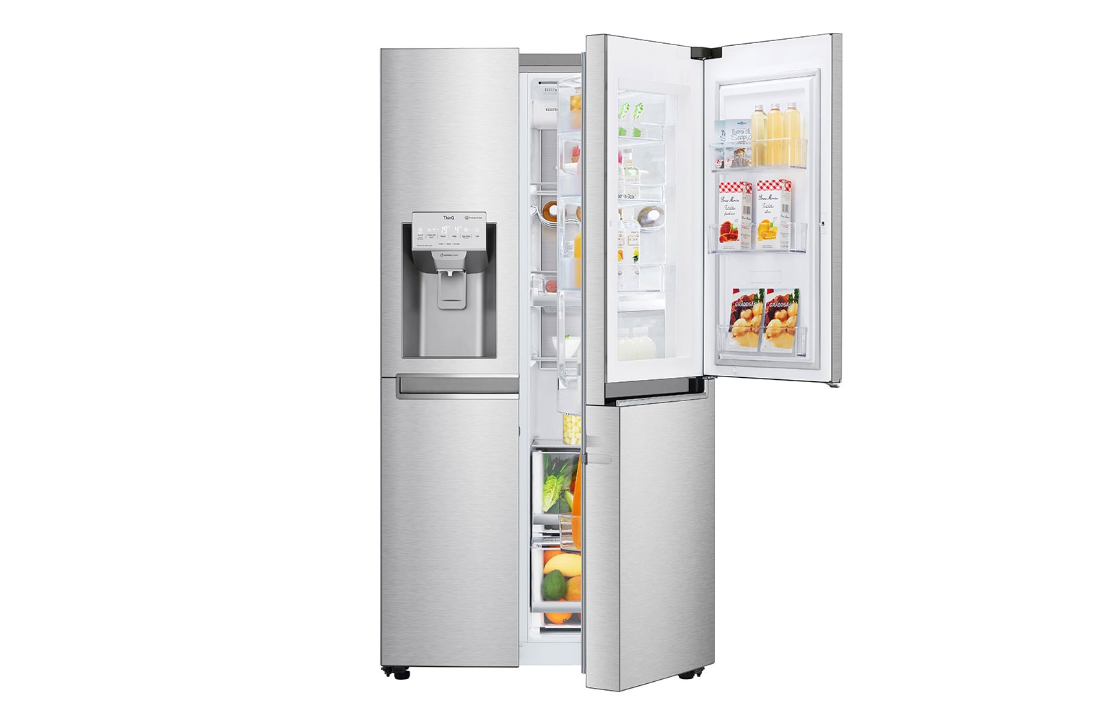 Vue avant de Réfrigérateur Américain | Door-in-Door | 625L | Compresseur Linéaire | Door Cooling |  F LG GSS6876SC