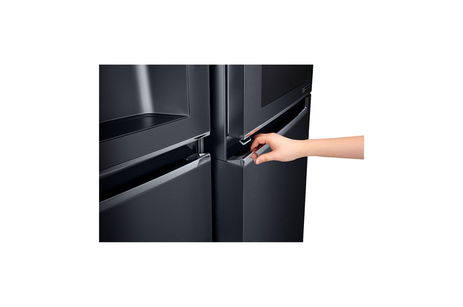 LG Réfrigérateur Américain | InstaView Door-in-Door | 625 L | Compresseur Linéaire | Total No Frost | F, LG GSX960MCAZ