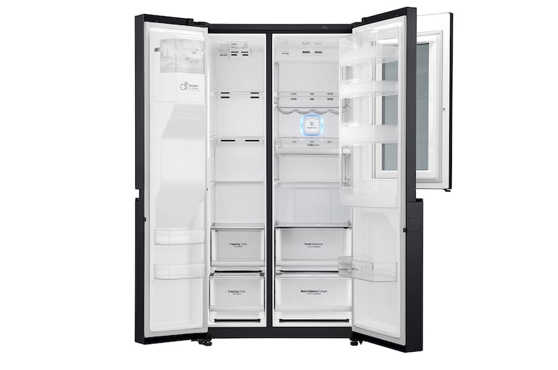 LG Réfrigérateur Américain | InstaView Door-in-Door | 625 L | Compresseur Linéaire | Total No Frost | F, LG GSX960MCAZ