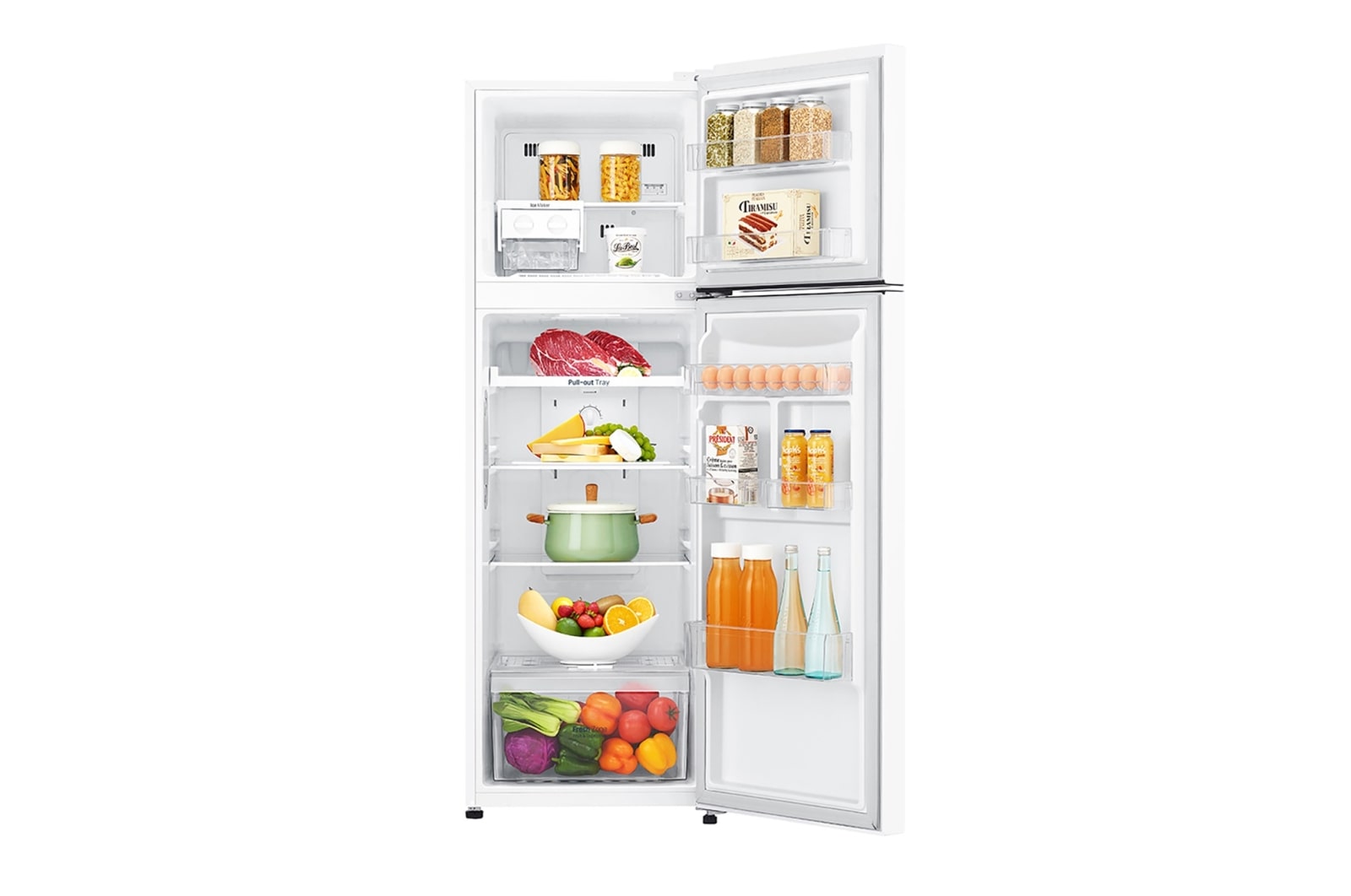 LG Réfrigérateurs 2 portes | Door Cooling I 254L | Total No Frost , LG GT5525LWH