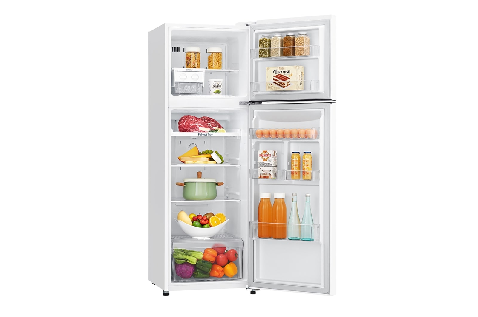 LG Réfrigérateurs 2 portes | Door Cooling I 254L | Total No Frost , LG GT5525LWH