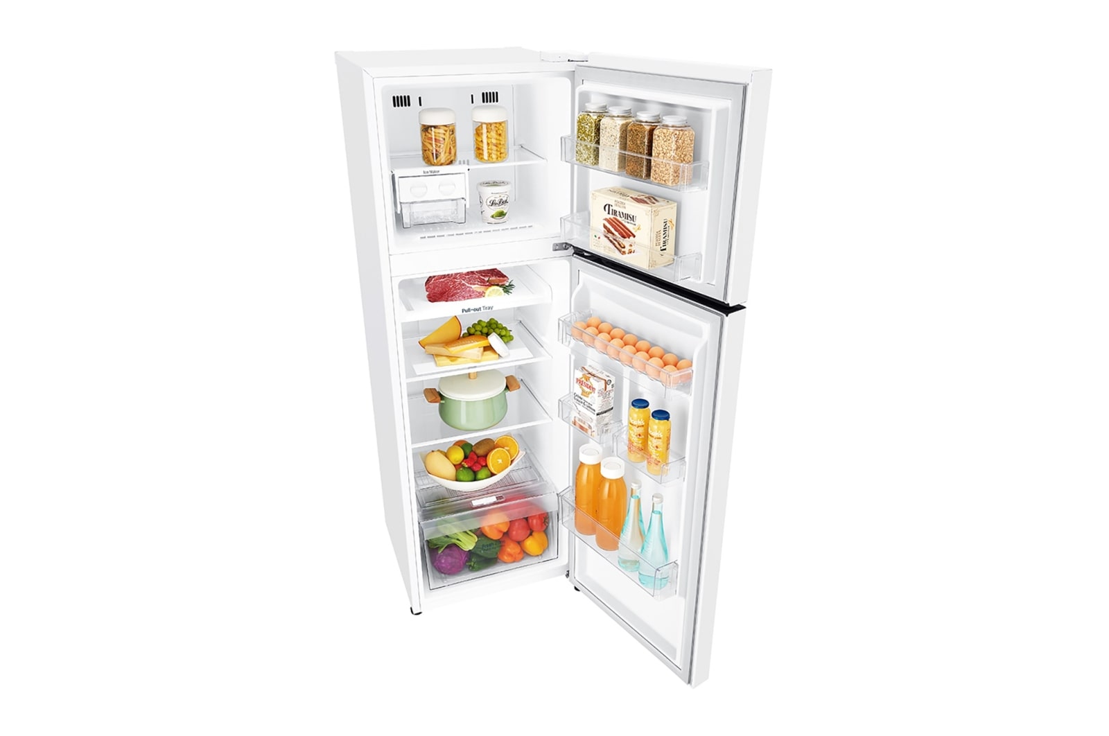 LG Réfrigérateurs 2 portes | Door Cooling I 254L | Total No Frost , LG GT5525LWH