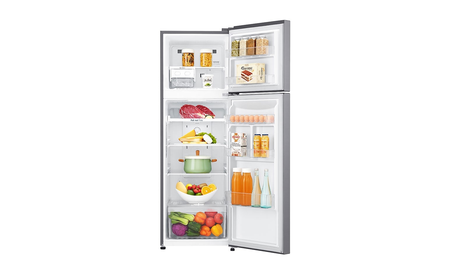 LG Réfrigérateur 2 portes | Total No Frost | Compresseur linéaire inverter | Door Cooling | F, LG GT5525PS