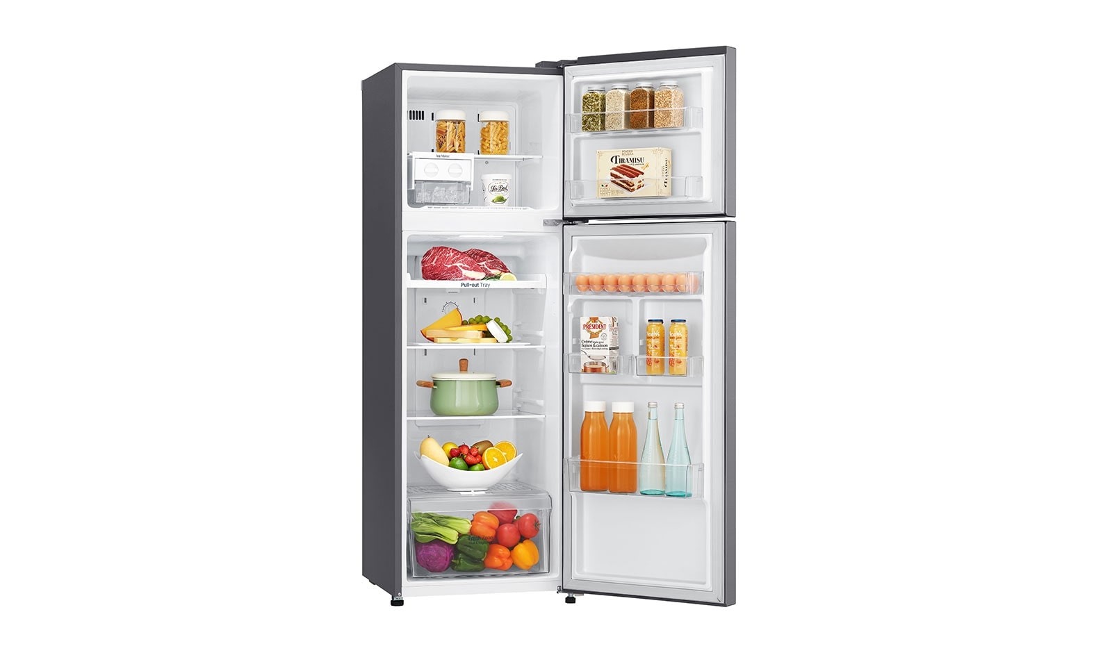 LG Réfrigérateur 2 portes | Total No Frost | Compresseur linéaire inverter | Door Cooling | F, LG GT5525PS