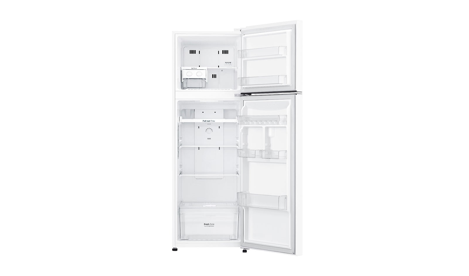 LG Réfrigérateur  2 portes | 254L | Total No Frost | Compresseur linéaire inverter | Door Cooling | F, LG GT5525WH