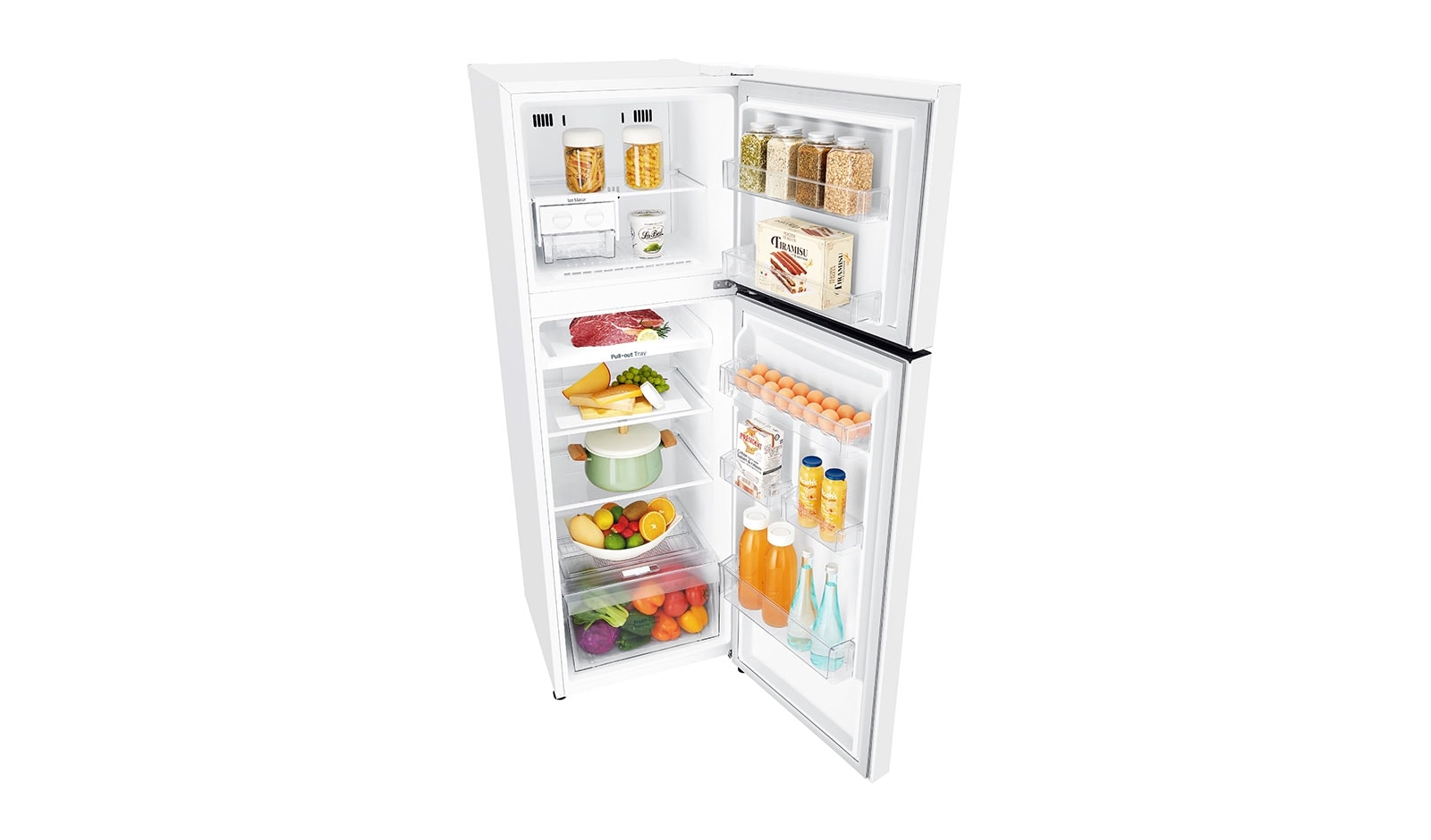LG Réfrigérateur  2 portes | 254L | Total No Frost | Compresseur linéaire inverter | Door Cooling | F, LG GT5525WH