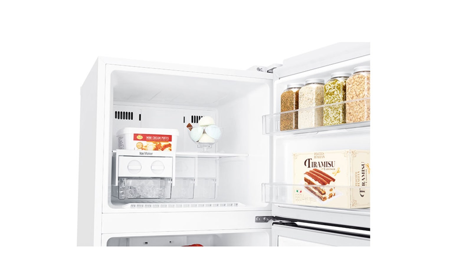 LG Réfrigérateur  2 portes | 254L | Total No Frost | Compresseur linéaire inverter | Door Cooling | F, LG GT5525WH