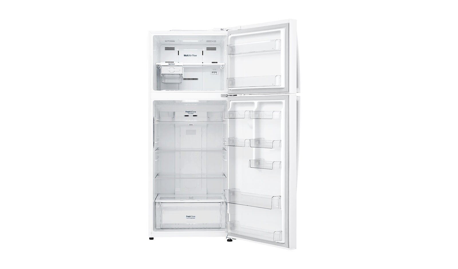 LG Réfrigérateur 2 portes | Total No Frost | Compresseur linéaire inverter | Door Cooling | WIFI | A++, LG GTD7043WH