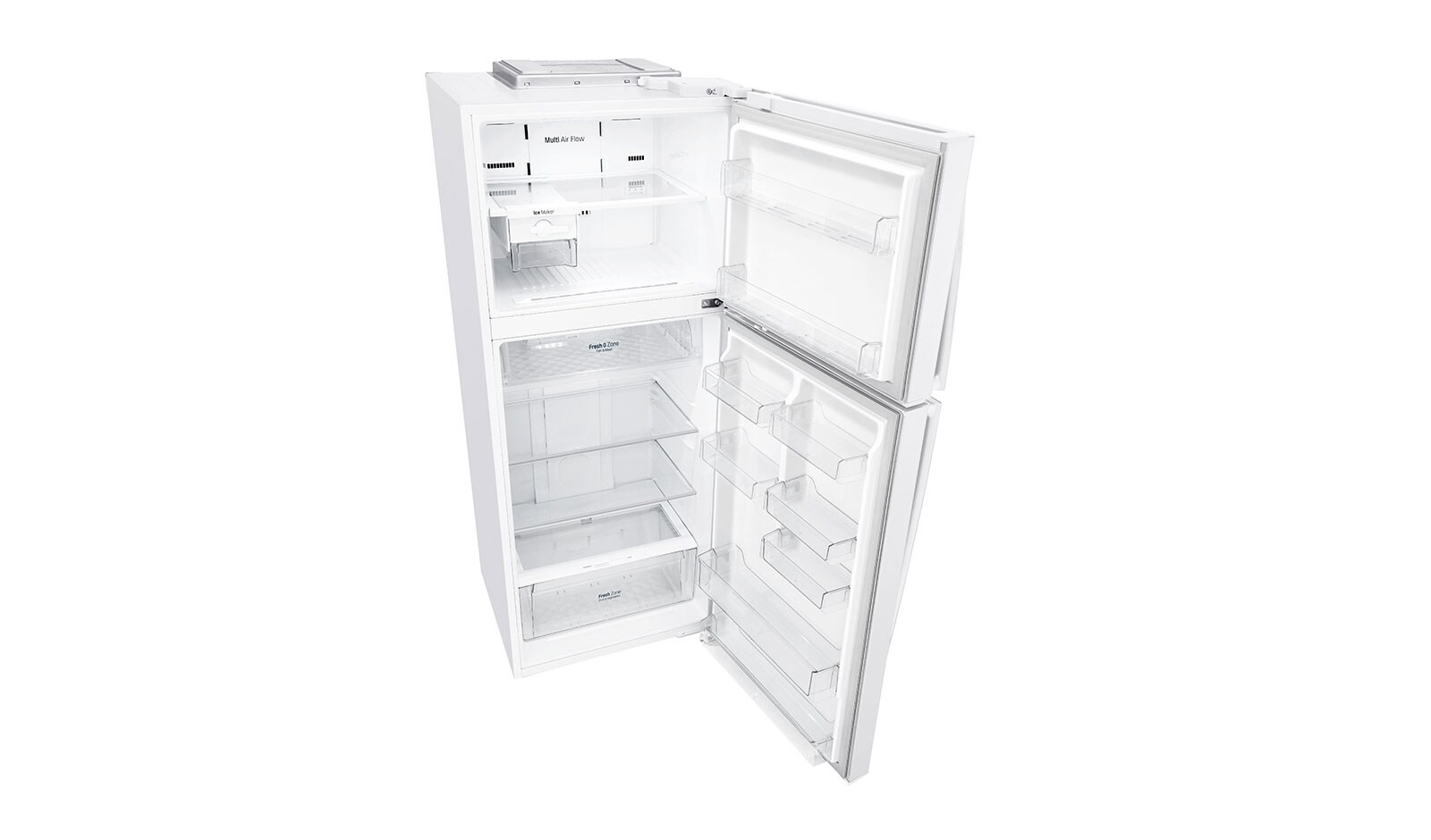LG Réfrigérateur 2 portes | Total No Frost | Compresseur linéaire inverter | Door Cooling | WIFI | A++, LG GTD7043WH