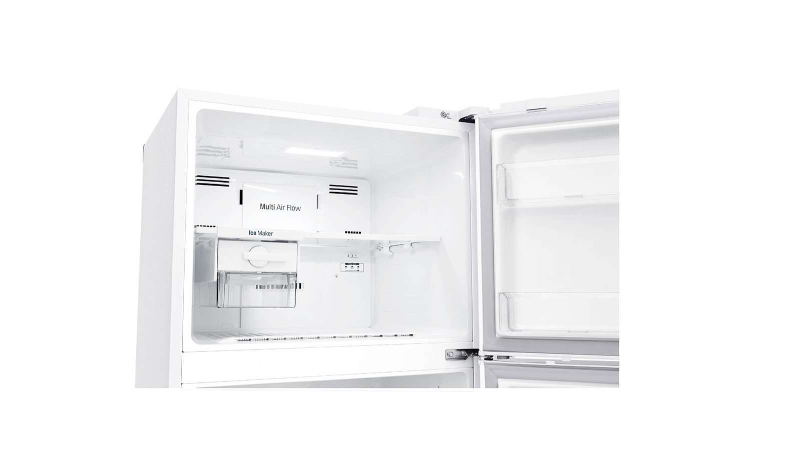 LG Réfrigérateur 2 portes | Total No Frost | Compresseur linéaire inverter | Door Cooling | WIFI | A++, LG GTD7043WH