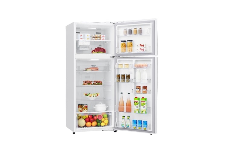 LG Réfrigérateur 2 portes | Total No Frost | Compresseur linéaire inverter | Door Cooling | WIFI | A++, LG GTD7043WH