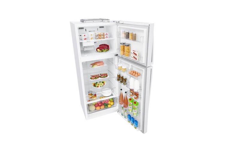 LG Réfrigérateur 2 portes | Total No Frost | Compresseur linéaire inverter | Door Cooling | WIFI | A++, LG GTD7043WH