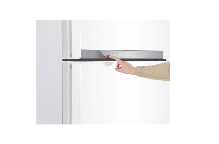 LG Réfrigérateur 2 portes | Total No Frost | Compresseur linéaire inverter | Door Cooling | WIFI | A++, LG GTD7043WH