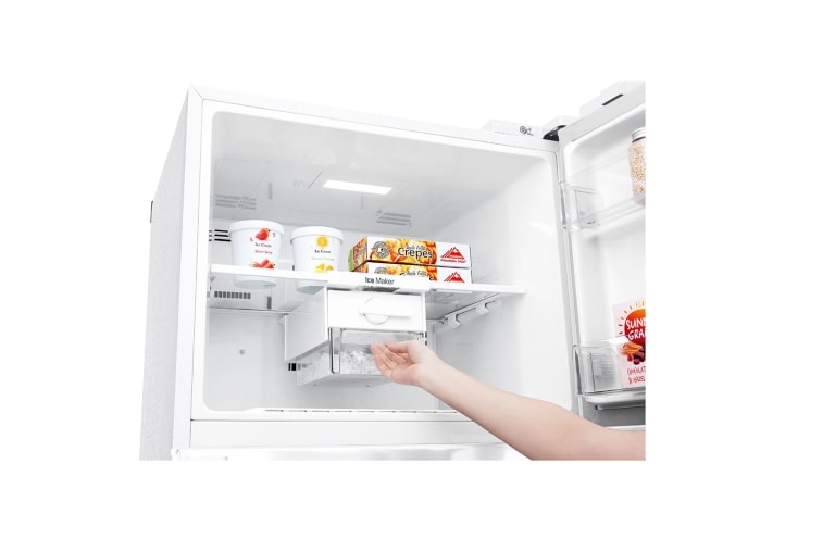 LG Réfrigérateur 2 portes | Total No Frost | Compresseur linéaire inverter | Door Cooling | WIFI | A++, LG GTD7043WH