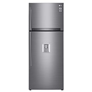 Vue avant de Réfrigérateur 2 portes | Door Cooling  | E  | Total No Frost | Compresseur linéaire inverter LG GTF7043PS