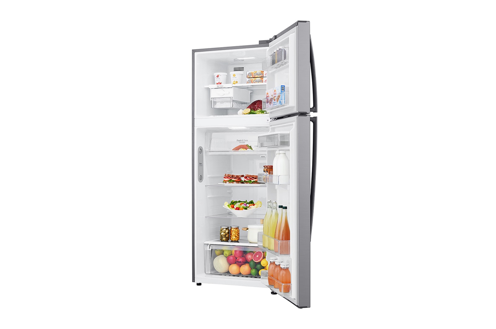 LG Réfrigérateur 2 portes | Door Cooling  | E  | Total No Frost | Compresseur linéaire inverter, LG GTF7043PS