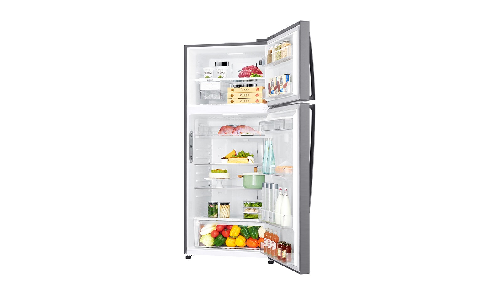 LG Réfrigérateur 2 portes | Total No Frost | Compresseur linéaire inverter | Door Cooling | WIFI | A++, LG GTF7851PS