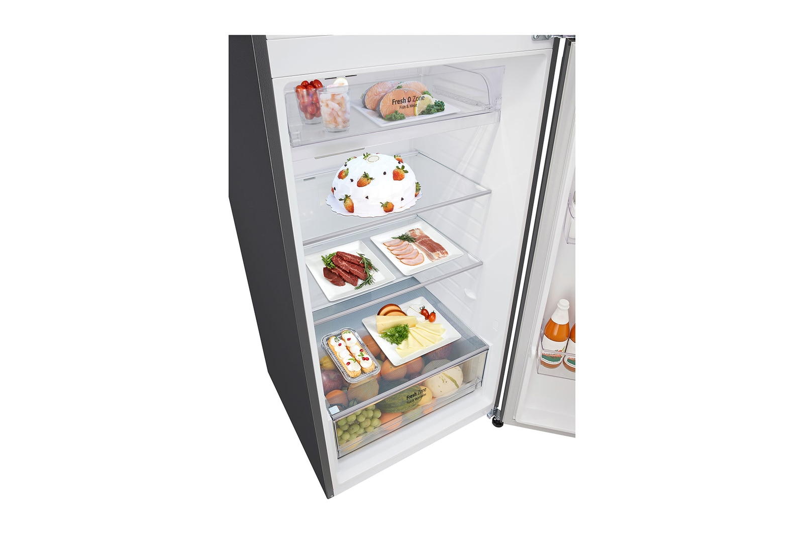 LG GTFV44PYBKD Vue de côté