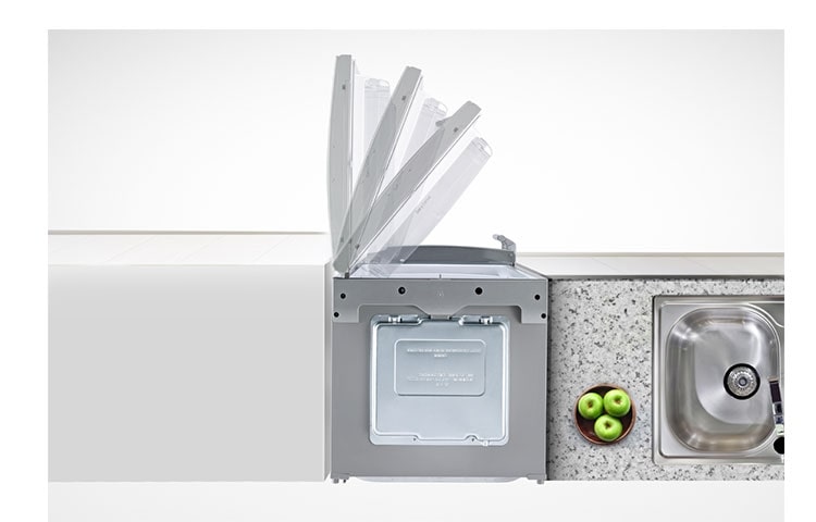 LG Réfrigérateur Combiné | 300L | No Frost | Eclairage LED | Inox platine, LG GC5428PS