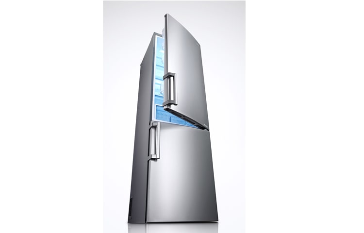 LG Réfrigérateur Combiné | 318L | Compresseur Linéaire Inverter | No Frost | Magic crisper | Eclairage LED | Inox pro, LG GC5629PS