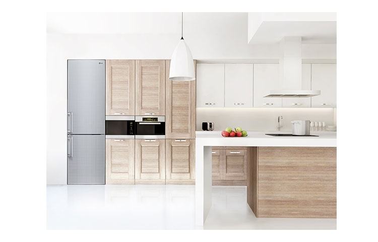 LG Réfrigérateur Combiné | 343L | No Frost | A++ | Magic crisper | Eclairage LED | Inox diamond, LG GC5758DX