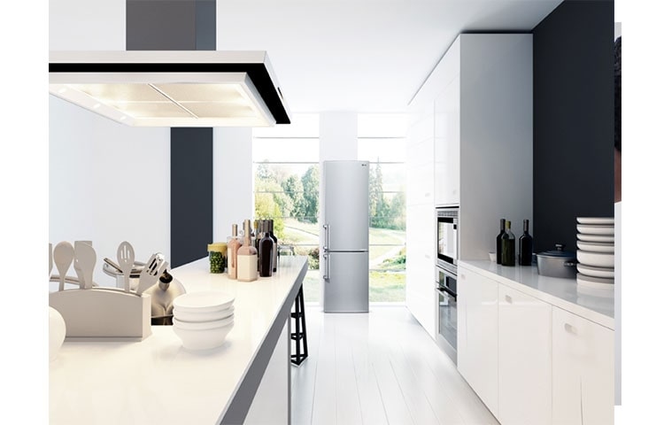 LG Réfrigérateur Combiné | 343L | Compresseur Linéaire Inverter | No Frost | Magic crisper | Eclairage LED | Inox pro, LG GC5799SC